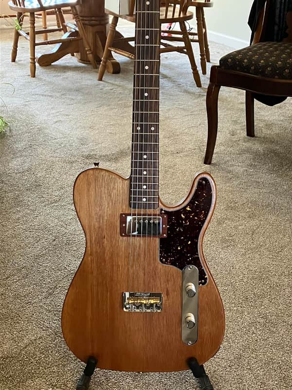 Custom Built Mahogany Body Telecaster Electric Guitar image 1