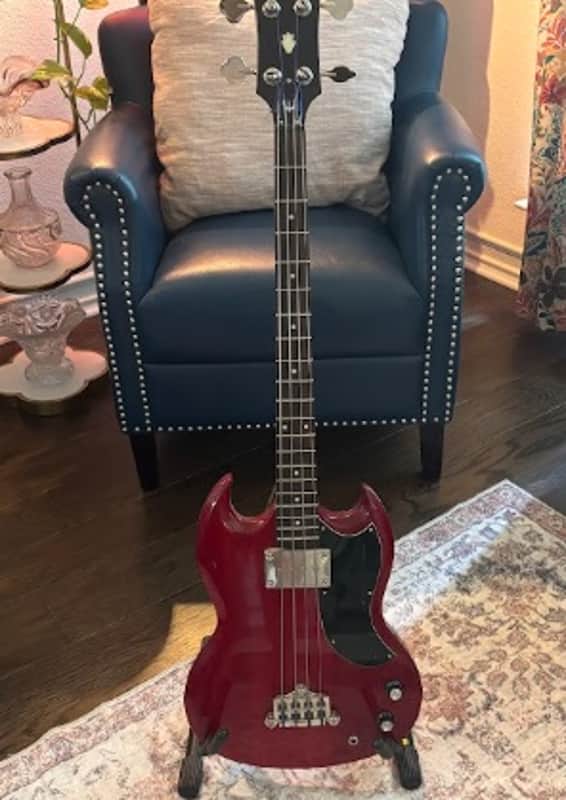 Epiphone EB-0 2015 - 2020's - Cherry image 1