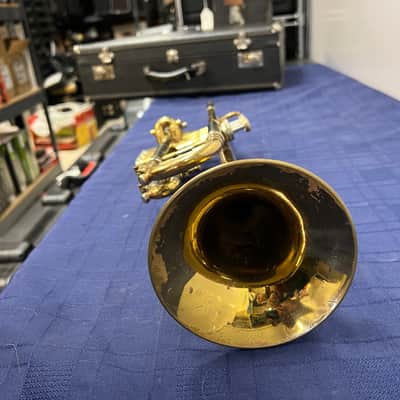 Vintage Couesnon Paris Bb Trumpet with Original Case Just Serviced Made in France #2 image 7
