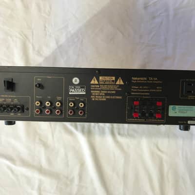 Nakamichi TA-1A - black polished aluminum face plate image 5
