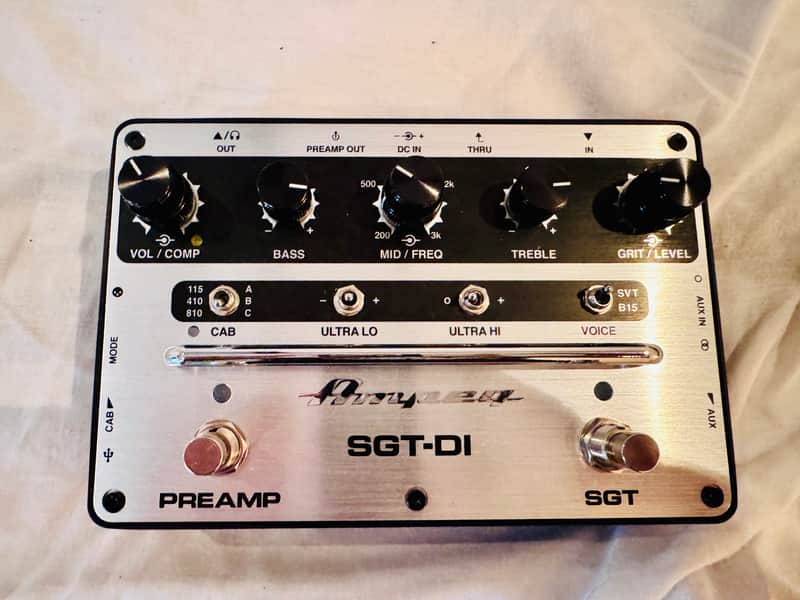 Ampeg SGT-DI Bass Preamp / DI 2023 - Present - Silver / Black image 1