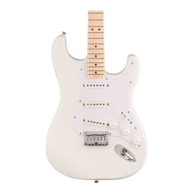 Used Squier Sonic Stratocaster HT - Arctic White w/ Maple Fingerboard image 1