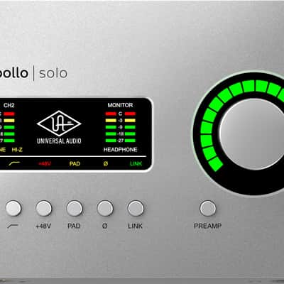 Universal Audio Apollo Solo USB 3.0 Audio Interface 2020 - Present - Light Grey image 6