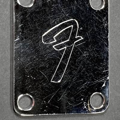 Vintage Fender USA Late 70's 'F' Neck Plate image 1