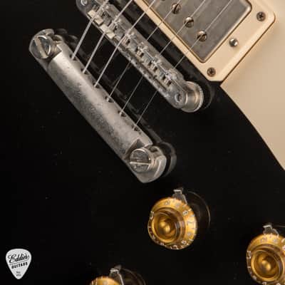 2011 Gibson Custom Shop '57 Les Paul Standard VOS - Charcoal Frost Metallic#71281 image 14