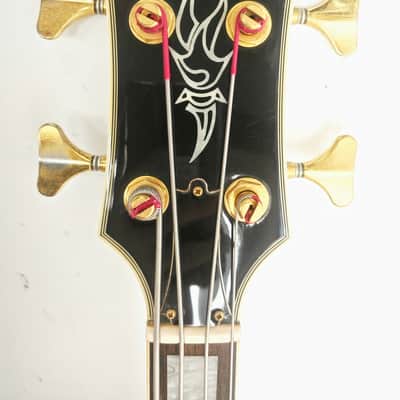 Greco EGB85 White Gold Hardware Made in Japan 1990 LP Type Short Scale Electric Bass Guitar, a4366 image 14