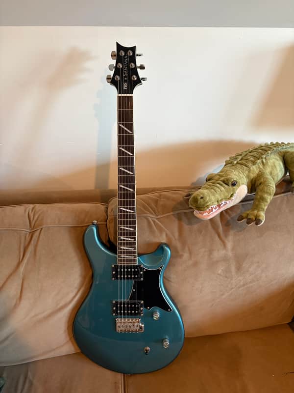 PRS Santana SE with Tremolo 2002 - 2003 - Aqua Metallic image 1