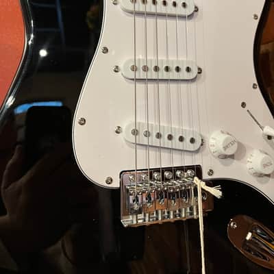 Stadium Strat Style Electric Guitar 2023 Black image 1