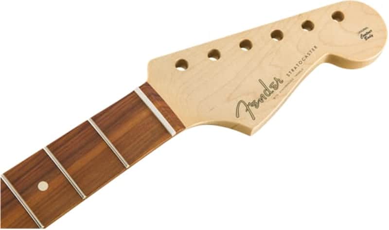 Fender Classic Player 60's Stratocaster Neck, 21 Med Jumbo Frets, Pau Ferro, C Shape image 1