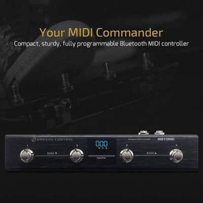 HOTONE MIDI Foot Controller Pedal Bluetooth Ampero Control 4 Button image 2
