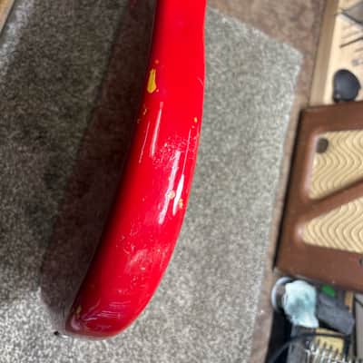 Fender Bullet Bass Deluxe (B-34) 1981 - 1983 - Red image 9