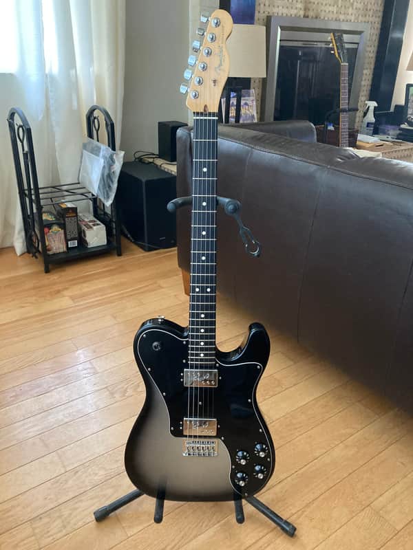 Fender Limited Edition American Pro Telecaster Deluxe Ebony Fretboard Shawbucker 2017 - Silverburst