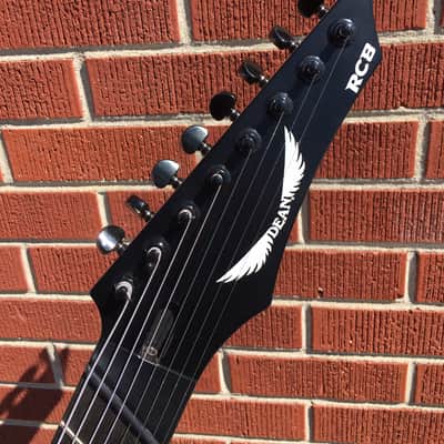 Dean USA Rusty Cooley RC8FF ~ Fan Fret ~ Black Satin ~8-String w/High A ~NAMM(NOS) image 3