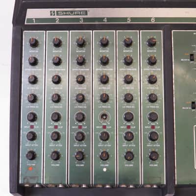 Vintage 1979 Shure Pro Master Power Console Model 700 image 2