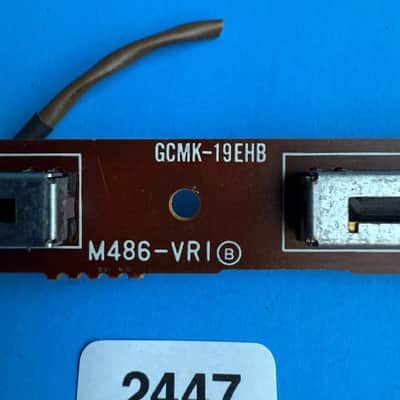 CASIO MT-100 Vintage Keyboard Part: Tempo Accomp Slider Pot PCB [M486-VR1B] image 4