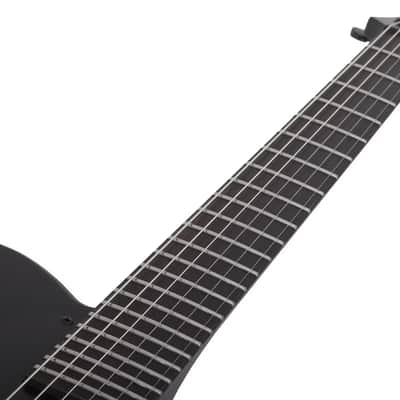 Schecter PT Black Ops Satin Black Open Pore image 10