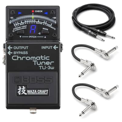 New Boss TU-3W Waza Craft Chromatic Guitar Pedal Tuner