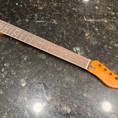 Real Life relics Nitro Roasted Maple With Bound Rosewood Fingerboard Dot Inlays Telecaster® Tele® Neck TRMRBD #1