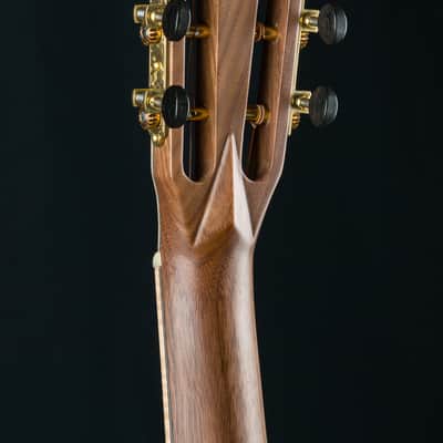 Huss and Dalton 0-SP Parlor 12-Fret Figured Black Walnut and and Bearclaw Sitka Spruce Sunburst Custom NEW image 23