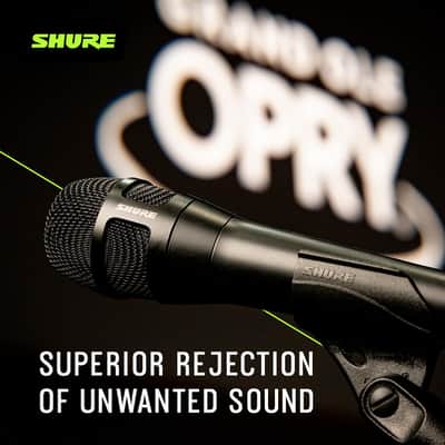 Shure Nexadyne 8/C - Professional Cardioid Dynamic Vocal Microphone with Dual-Engine Technology, Exceptional Signal Clarity, Reliability - for Live Performances and Studio Recordings image 4