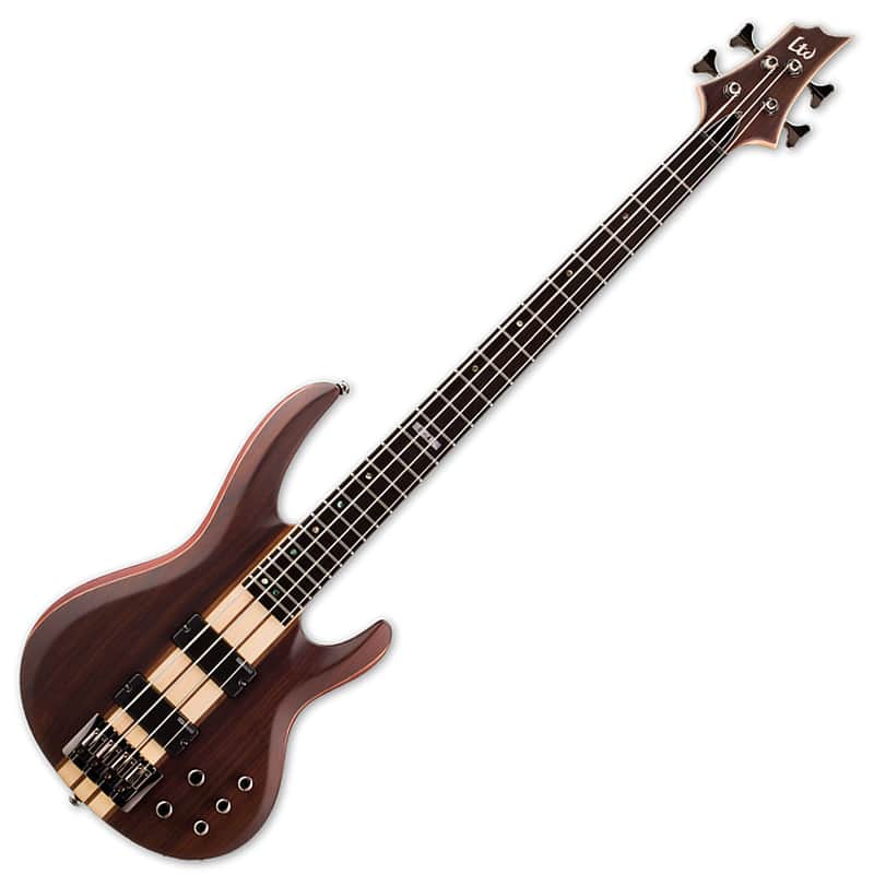 ESP LTD B-4E Mahogany image 1