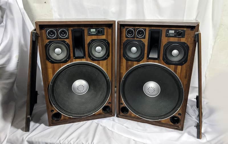 Vintage Pair of Sansui SP-X8000 4 Way 6 Speaker System - 70s Japan