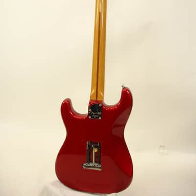 2005 Fender American Deluxe Strat V Neck Electric Guitar, Maple Fingerboard, Candy Apple Red w/ Case image 18
