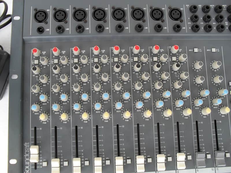 Soundcraft Spirit Folio 12/2 12 Channel Analog Mixer, w/ | Reverb