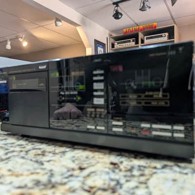 Mitsubishi DT-156 Auto Changer Double Cassette Deck - Black - USED image 3