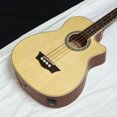 DEAN Exotica Supreme acoustic electric 4-string Cutaway BASS guitar NEW w/ Case image 4