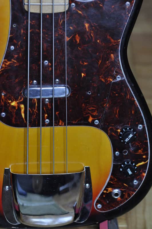 Maya Precision Bass 1970s 3 Color Sunburst image 1