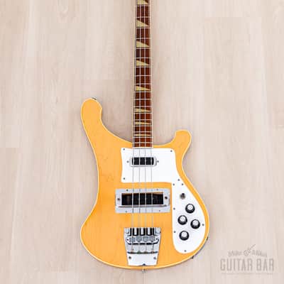 1982 Rickenbacker 4003 Vintage Neck Through Bass Mapleglo w/ Case image 2