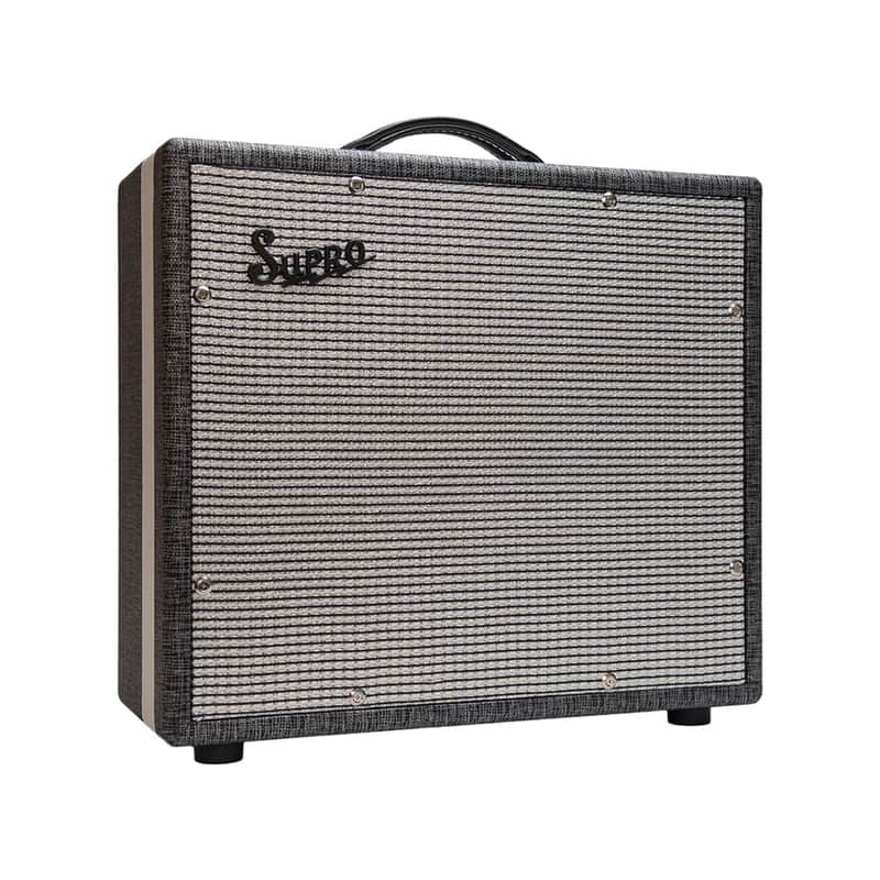 Supro 1790 Black Magick 1x12" Extension Cabinet, 75-Watt 8-Ohm Mono image 1