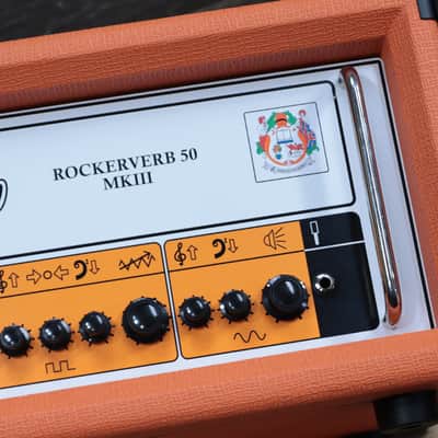 Orange Rockerverb 50 MKIII 50-Watt Twin Channel Class A/B Guitar Amplifier Head image 14