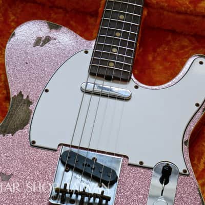 2021 Fender Custom Shop 1960 Telecaster Heavy Relic-Champagne Sparkle. image 5