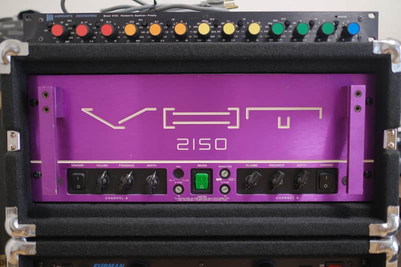 VHT 2150 Stereo Power Amplifier 1990 - Purple Face image 1