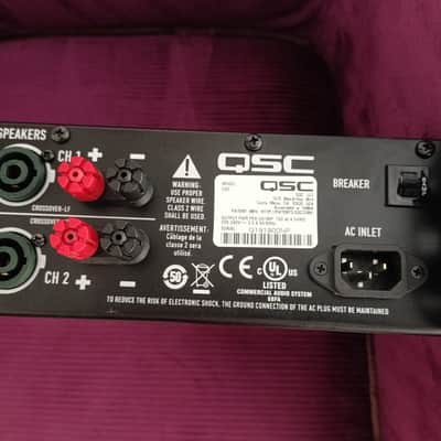 QSC GX5 2-Channel Power Amplifier 2010s - Silver image 3