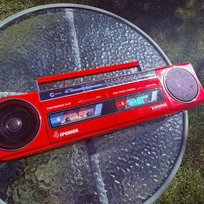 Sanyo W400 Rare Vintage Cassette Deck Boombox Serviced Warranty image 12