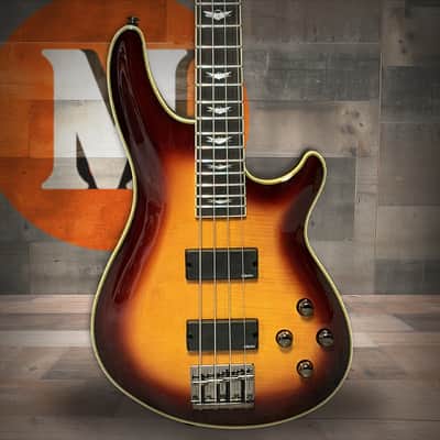 Schecter Omen Extreme-4 Sunburst Electric Bass Guitar (2048) image 1