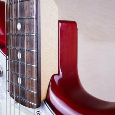 Fender 2024 Collection MIJ Hybrid II Jazzmaster 2024 Red Quilt Beryl QMT Japan w/ Bag image 10