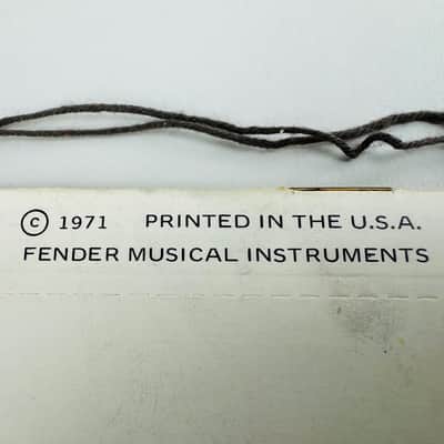 Fender Bronco Owner’s Manual (Original) 1971 image 3