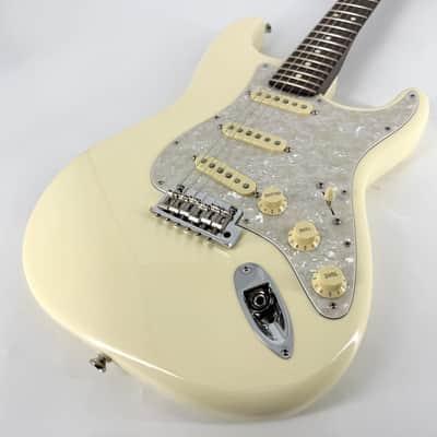 2023 Fender American Mod Shop Stratocaster Solid Rosewood Neck – Olympic White image 3