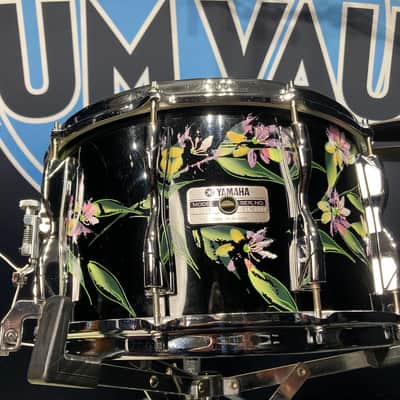 Yamaha - 8x14" SD980 Vintage MIJ Recording Custom, Hand-Painted Snare Drum, Immaculate! 1980s image 3