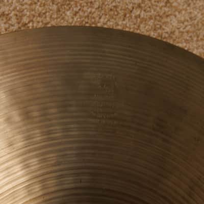 Vintage Zildjian A 14" Hollow Logo Rock Hi Hat Cymbals 1222g 1455g image 3
