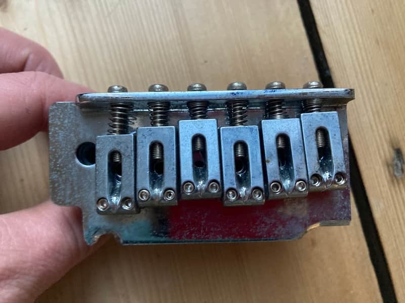Fender Squier Showmaster Electric Guitar Two Point Tremolo Unit Bridge 2002 image 1
