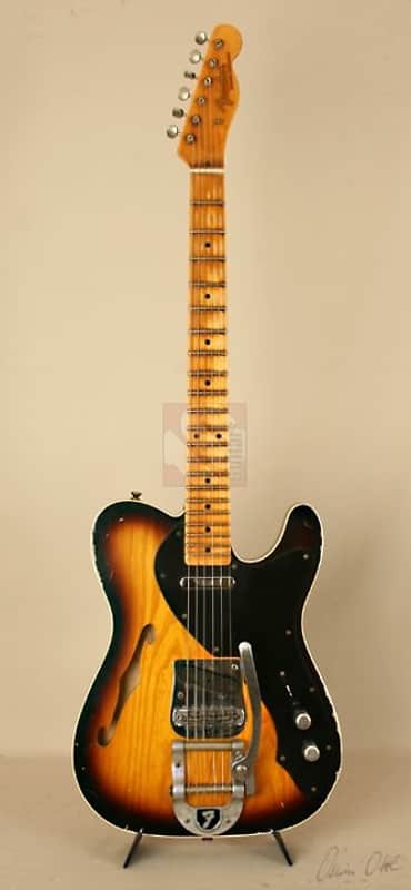 Fender Custom Shop Masterbuilt Telecaster '69 Thinline Bigsby 2012 2 Color Sunburst image 1