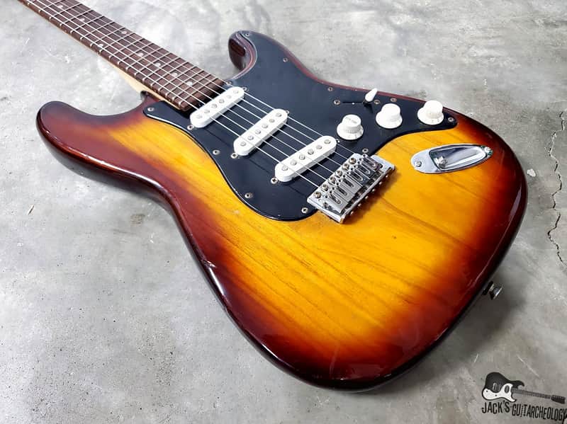 Cort / Memphis / Samick Lawsuit Era MIK S-Style Electric Guitar (1970s, Honeyburst) image 1