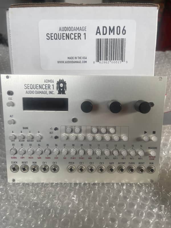 Audio Damage ADM06 Sequencer 1 2010s - Silver image 1