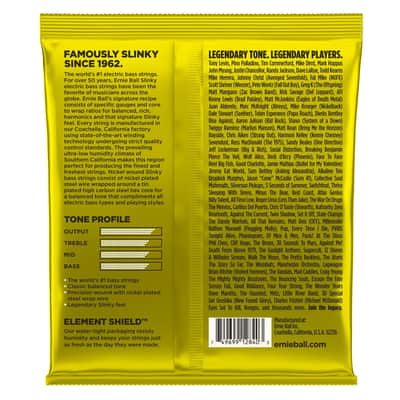 Ernie Ball 2840 Bass Guitar Strings (65-130) Beefy Slinky image 2