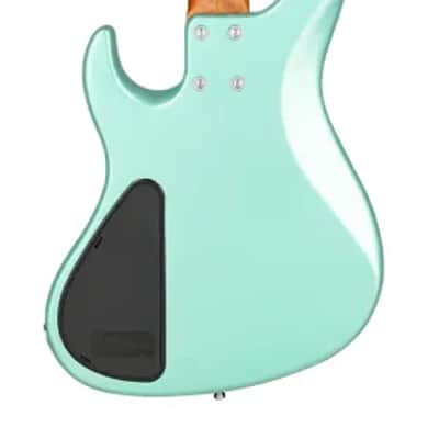 Sadowsky MetroExpress 24-Fret Modern Bass, Roasted Maple Fingerboard, 4-String - Solid Sage Green Metallic High Polish image 3